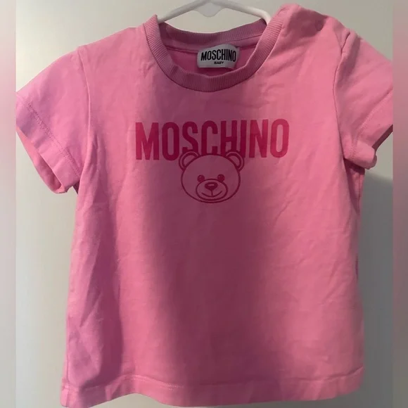 Toddler Pink Moschino Shirt - Picture 1 of 2